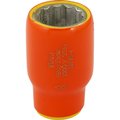 Gray Tools 18mm X 3/8" Drive, 12 Point Standard Length, 1000V Insulated MT18-I
